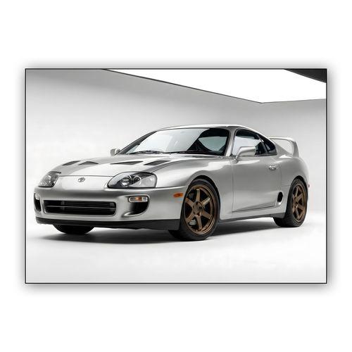 Studio Legend: Silver Supra A80 wall art poster