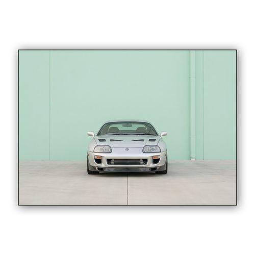 Mint Horizon: Supra A80 Symmetry wall art poster