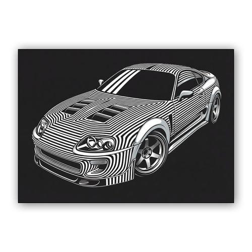 Optical Velocity: Supra A80 wall art poster