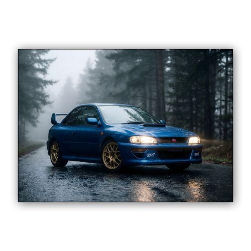 22B STi: The Ghost of Gunma wall art poster