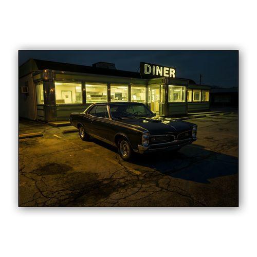 Nighthawk GTO: The Late Night Diner wall art poster