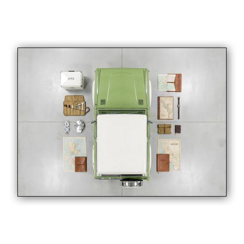 First Gen Bronco: The Adventure Knolling wall art poster