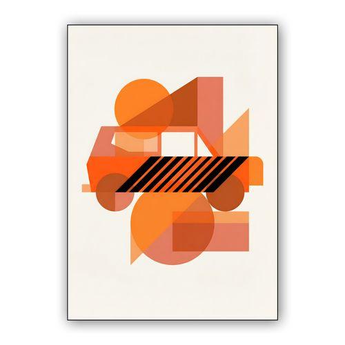 International Scout II Geometric Abstraction wall art poster