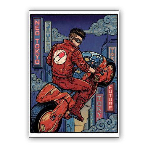 Neo-Tokyo Rebel wall art poster