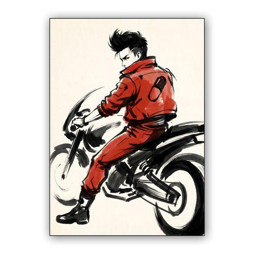 Kaneda Brushwork Sketch wall art poster