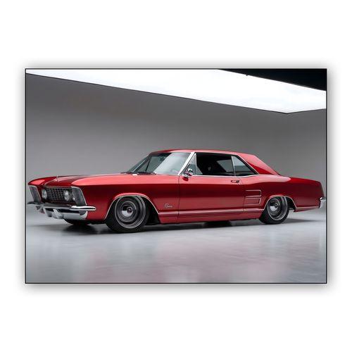 Candy Red Riviera Studio Shot wall art poster