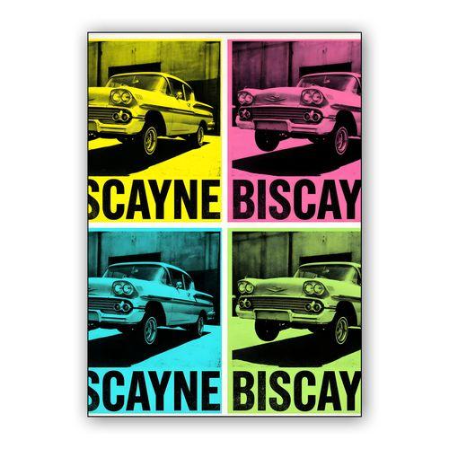 Warhol Style Biscayne Grid wall art poster