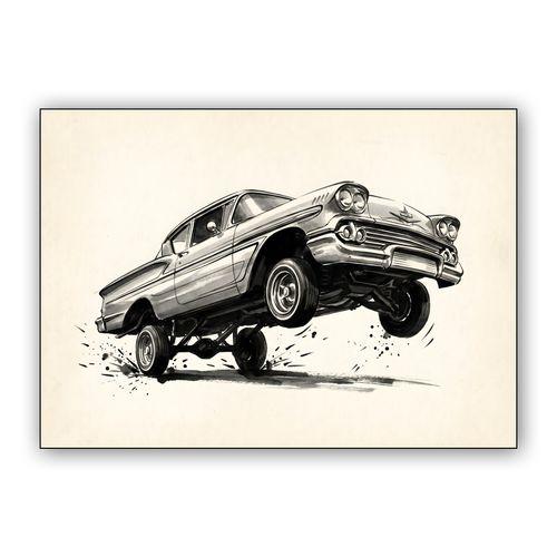 Biscayne Ink Motion wall art poster