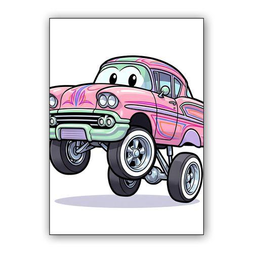 The Bouncing Biscayne wall art poster