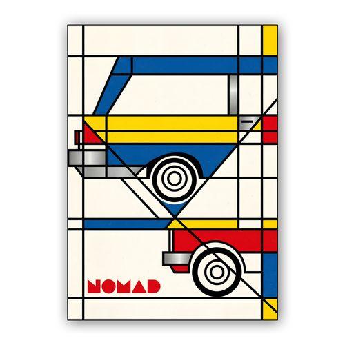 De Stijl Nomad wall art poster