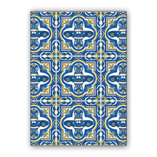 Shelby Cobra Azulejo Tile Pattern wall art poster