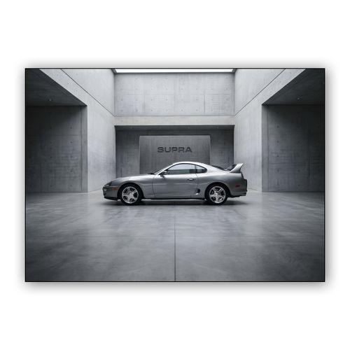 Toyota Supra A80 Brutalist Gallery wall art poster