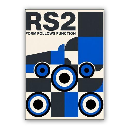 RS2 Bauhaus: Form Follows Function wall art poster