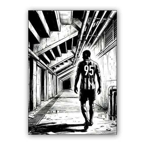 Alessandro Bastoni - Pre-Match Tunnel Walk wall art poster