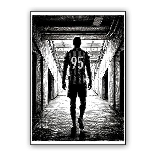 The Walk to Greatness - Bastoni 95 wall art poster