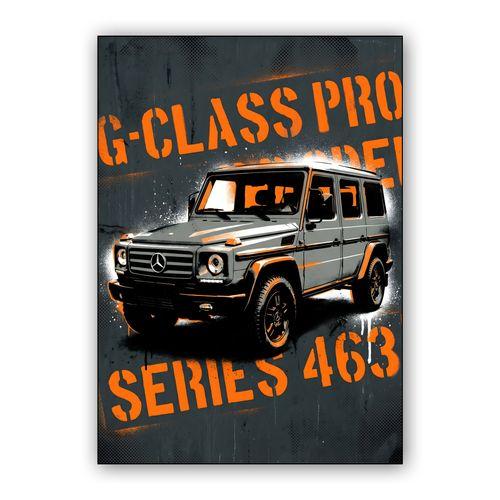 Mercedes G-Class Series 463 Urban Graphic Art wall art poster