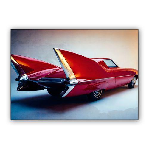 Crimson Jet-Stream Concept wall art poster