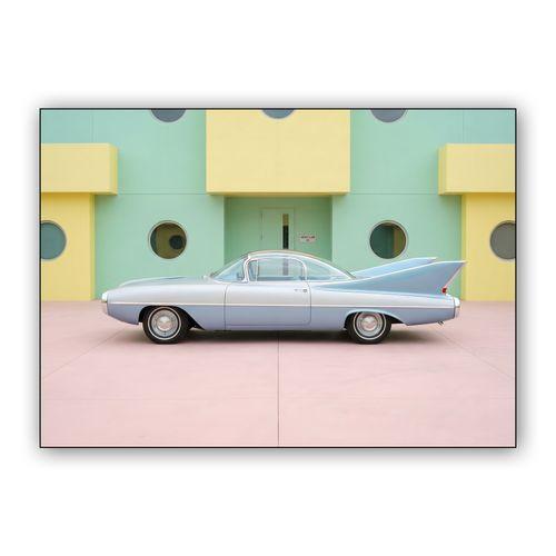 Aero-Lab 01: Mid-Century Dream Machine wall art poster