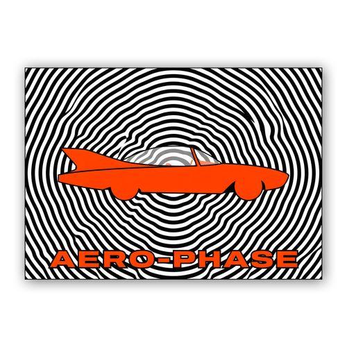 Aero-Phase: Psychedelic Space Age wall art poster