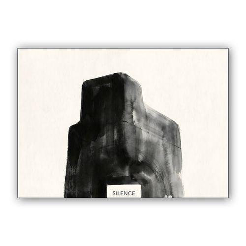 Silence: The Brutalist Monolith wall art poster