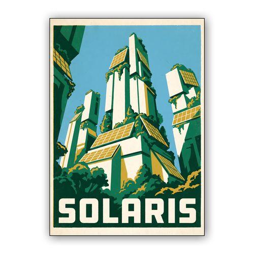 Solaris: The Sustainable Metropolis wall art poster