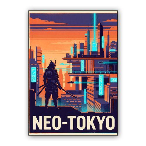 Neo-Tokyo: The Ronin's Vigil wall art poster
