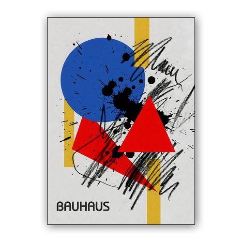 Bauhaus Resonance: Order and Chaos wall art poster