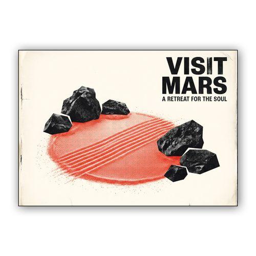 Visit Mars: A Zen Retreat for the Soul wall art poster