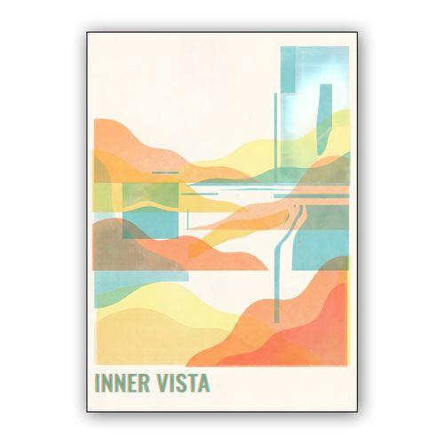Inner Vista Modern Abstract Landscape wall art poster