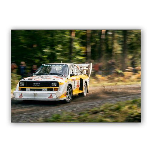 Group B Fury: Audi Sport Quattro S1 Rallying wall art poster