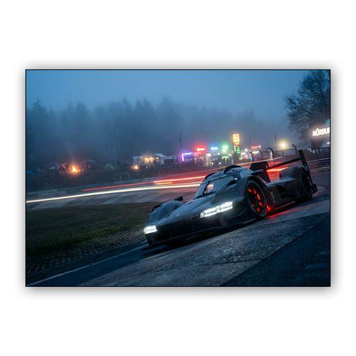 Night Prowler: Porsche 963 at the Green Hell wall art poster