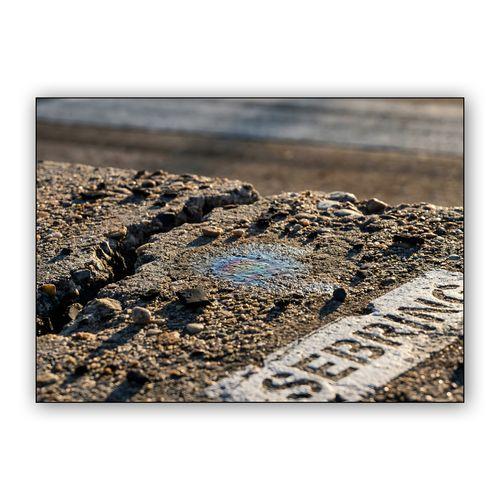 Sebring Grit: Iridescent Oil on Legendary Concrete wall art poster