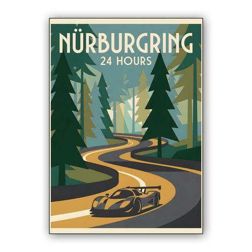 Nürburgring 24 Hours: Eifel Forest Endurance Poster wall art poster