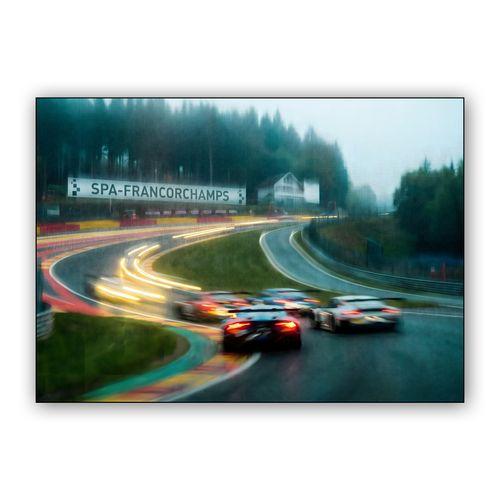 Ardennes Ascent: GT3 Pursuit at Spa-Francorchamps wall art poster