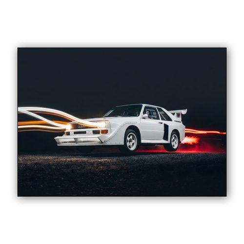 Quattro Fire: Audi S1 E2 Night Flight wall art poster