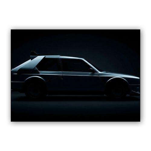 Shadow of the Legend: Lancia Delta S4 Profile wall art poster