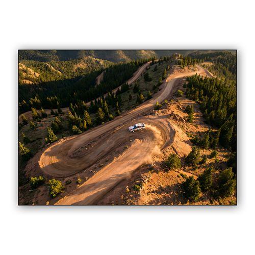 Audi Sport Quattro S1 Pikes Peak Ascent wall art poster