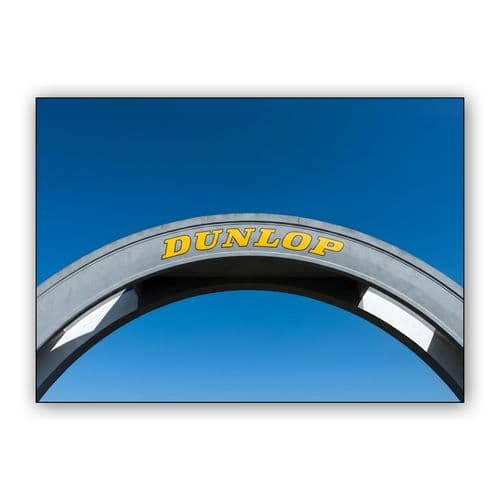 Icon of Le Mans: The Dunlop Bridge wall art poster