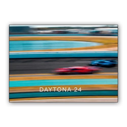 Daytona 24: Velocity in Motion wall art poster