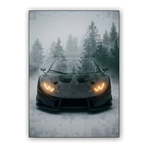Huracan: Forest Wraith wall art poster