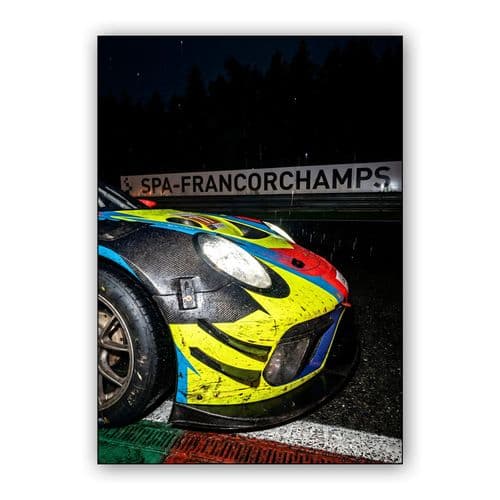 Midnight Endurance at Spa-Francorchamps wall art poster
