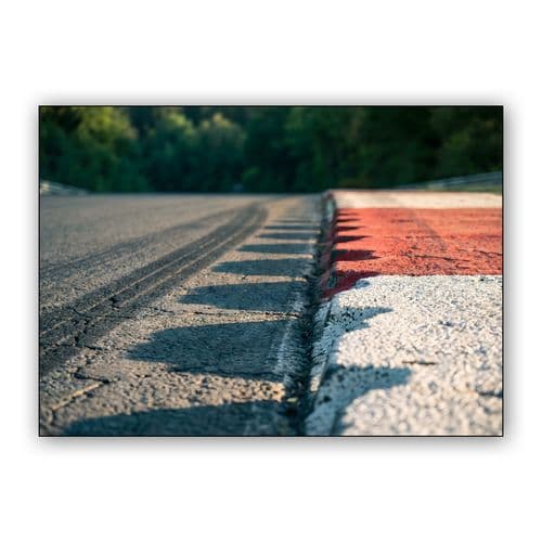 The Limit: Nürburgring Curbing Detail wall art poster