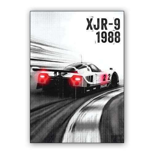 Jaguar XJR-9: 1988 Group C Legend wall art poster