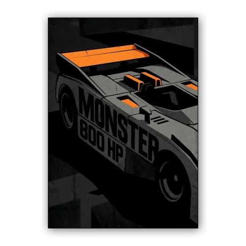 Shadow DN4: 800 HP Monster Graphic Art wall art poster