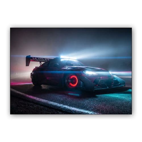 Porsche Pikes Peak Midnight Summit Ascent wall art poster