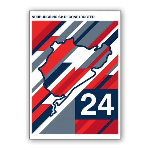Nürburgring 24: Deconstructed Endurance wall art poster