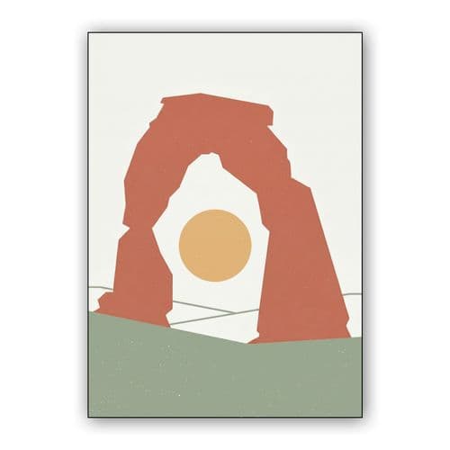 Desert Arch Solitude wall art poster