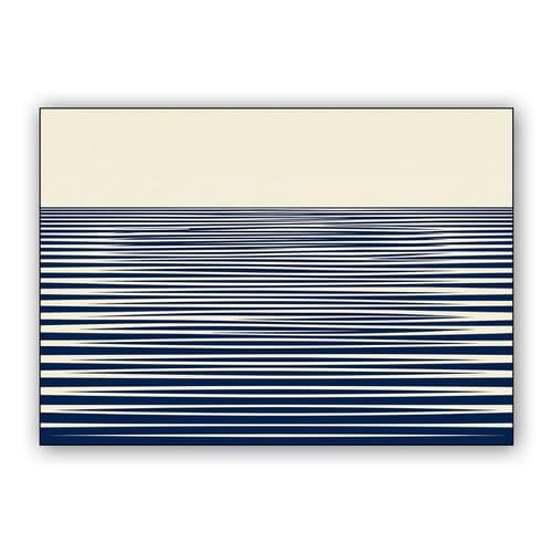 Rhythmic Horizon Lines wall art poster