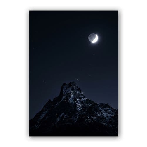 Himalayan Moonlight Majesty wall art poster