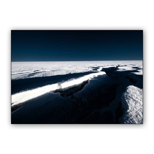 Fissure in the Silent Frost wall art poster